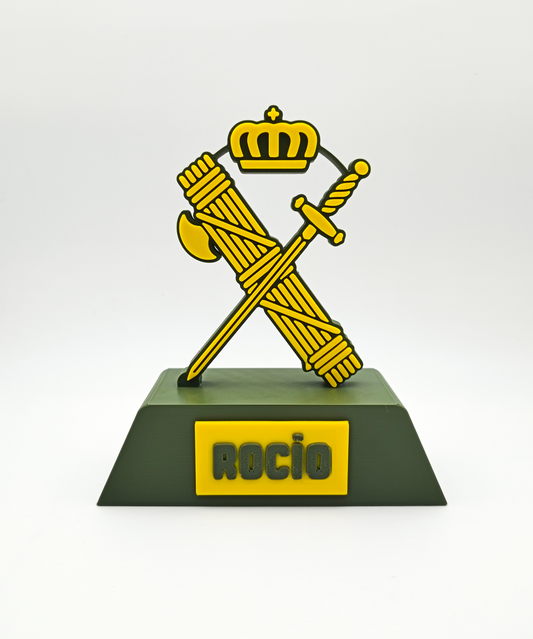 Trofeo Guardia Civil con Nombre Personalizado ideal para regalar