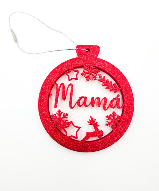 Bolas de Navidad Personalizadas – Rojo o Dorado Premium