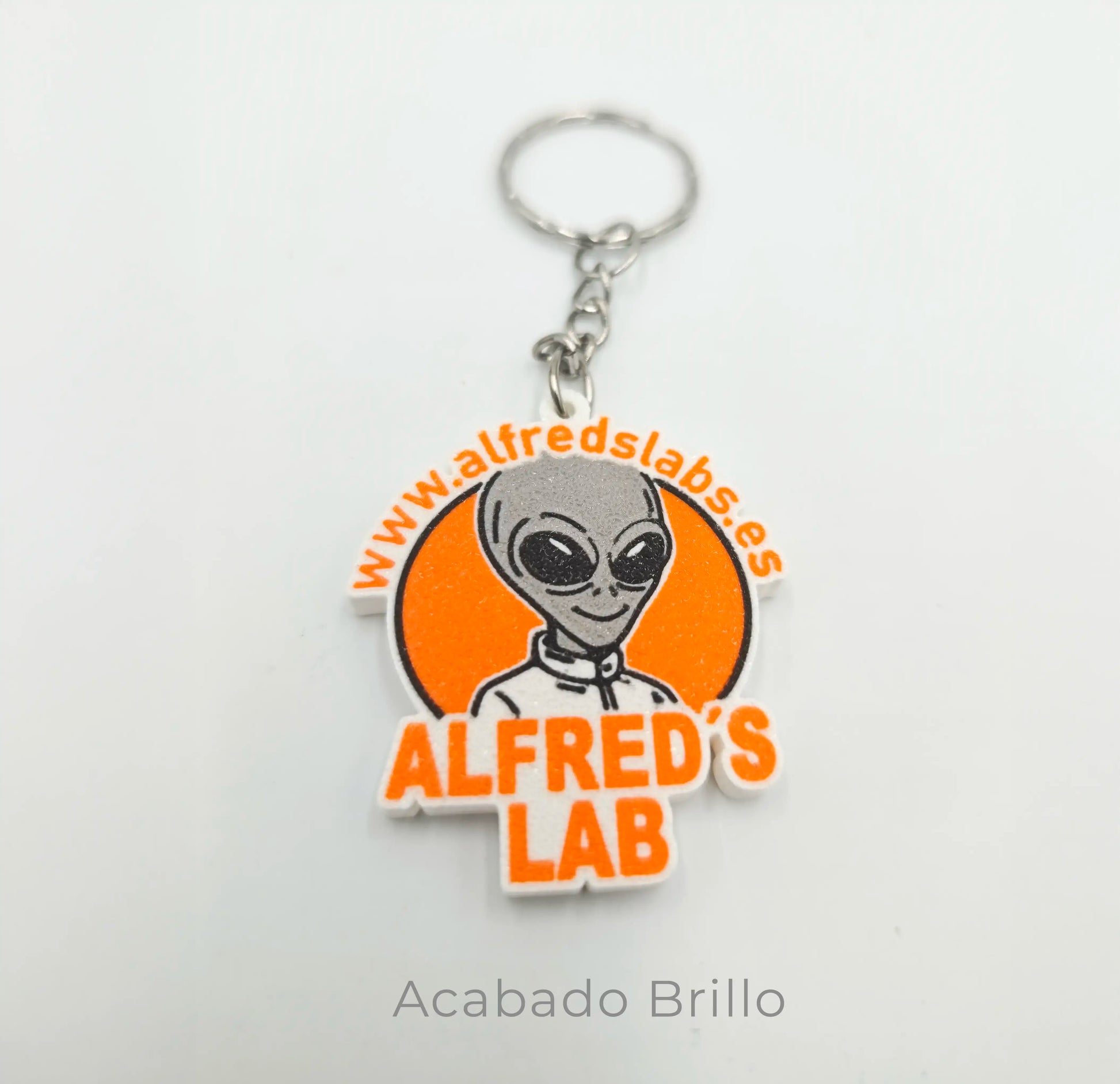 Llavero en acabado brillo