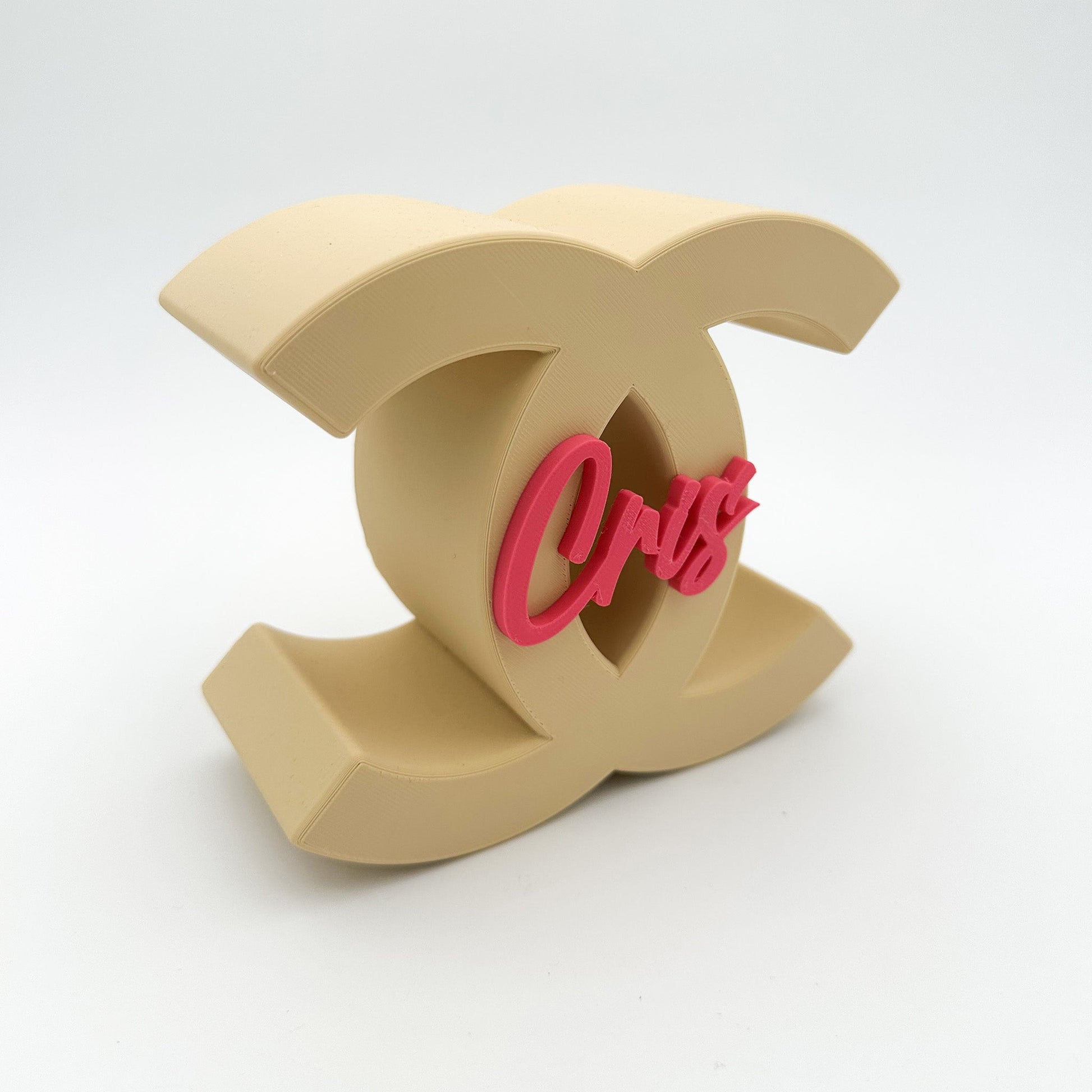 Custom “Chanel Style” Name Decor - Moldea Estudio