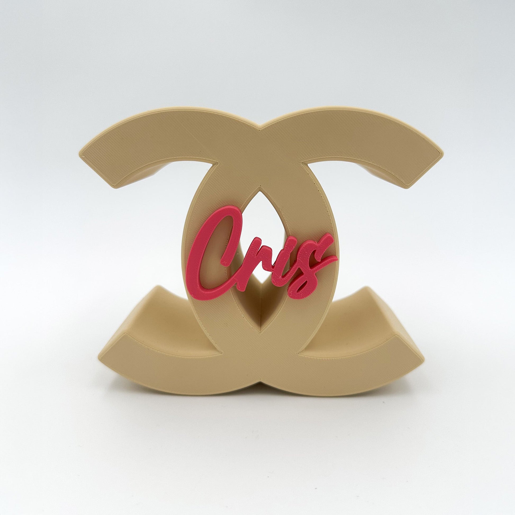 Custom “Chanel Style” Name Decor - Moldea Estudio