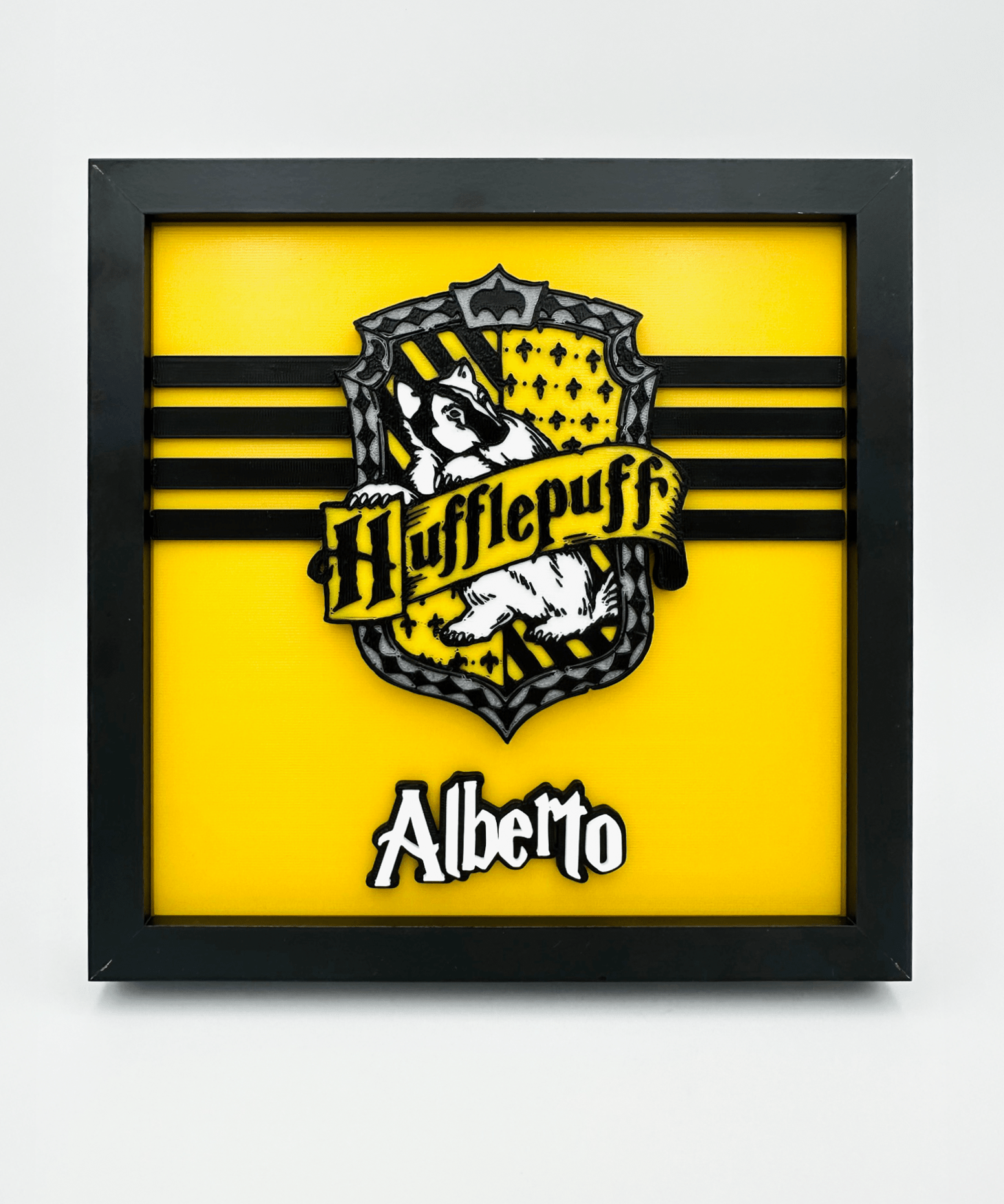 Marco personalizado Hufflepuff - Moldea Estudio