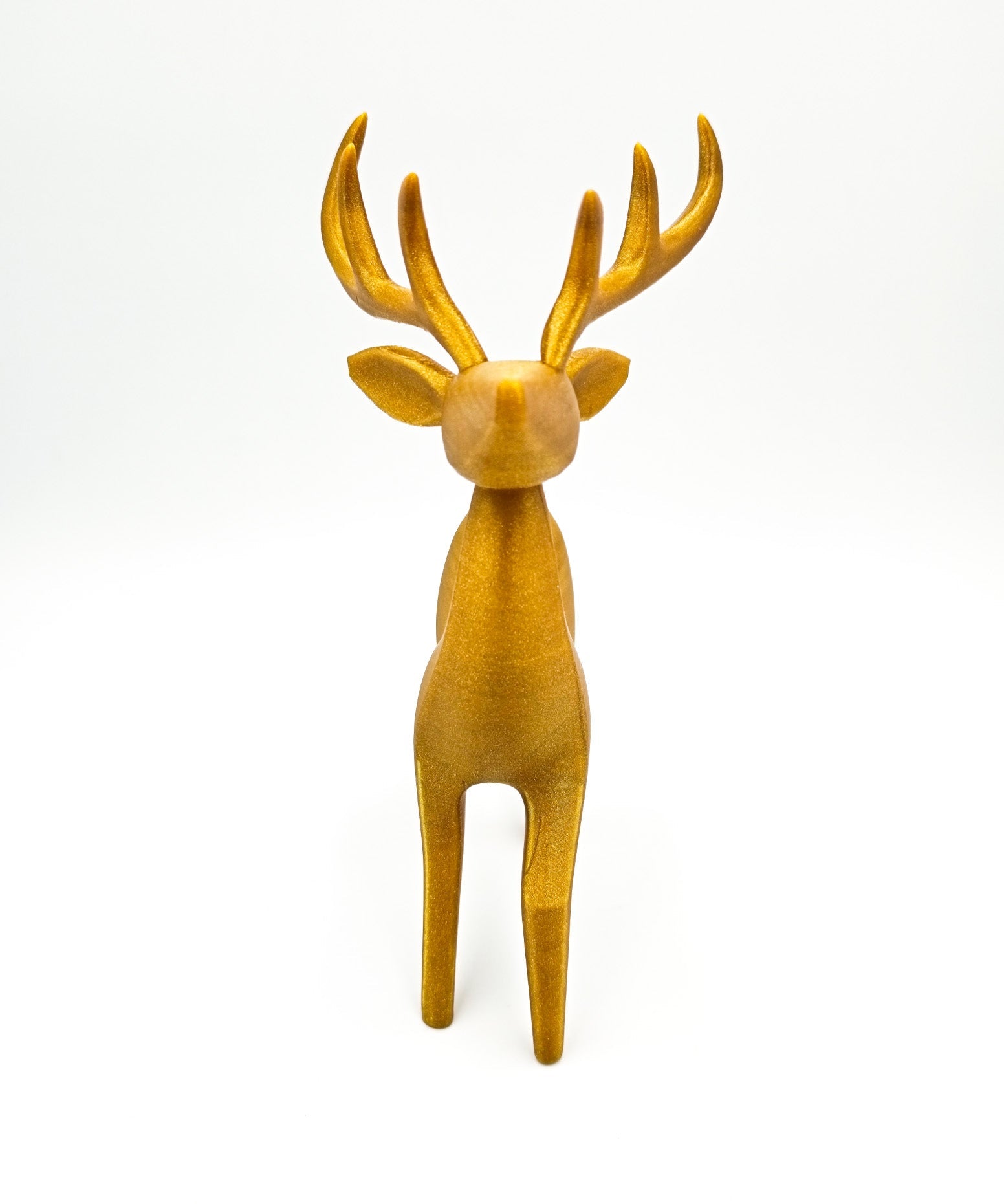 Reno Decorativo de Navidad – Rojo o Dorado Premium - Moldea Estudio