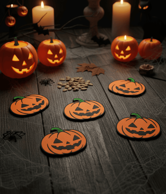 Set de Posavasos - Halloween - Moldea Estudio